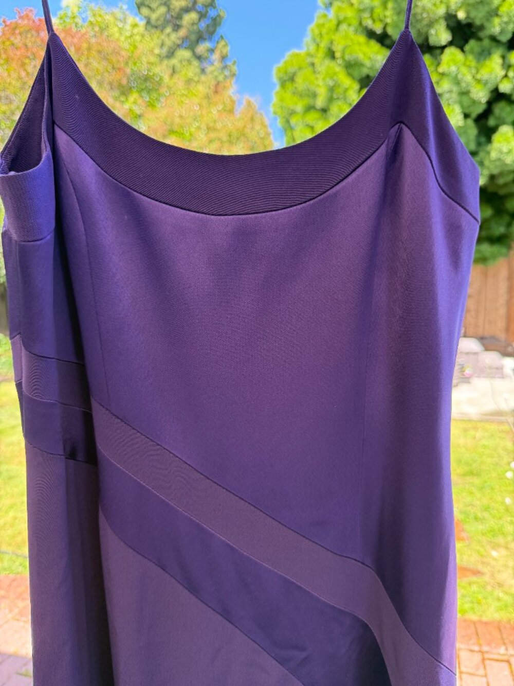 Semi formal Elegant Purple Maxi Dress
